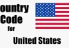 What is a country code for usa